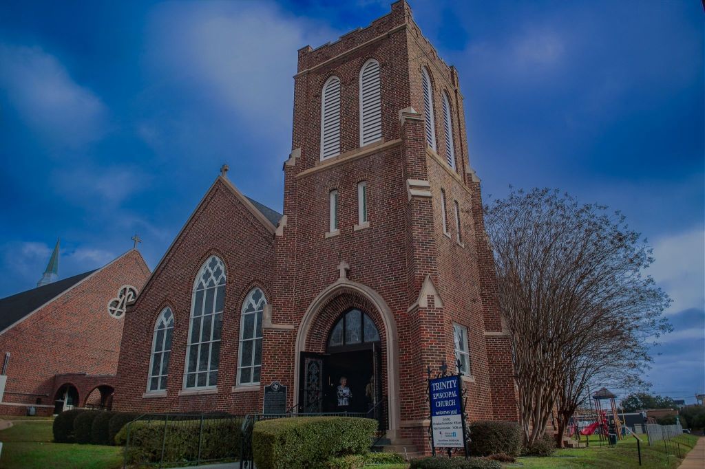 outside view of trinity church in marshall texas